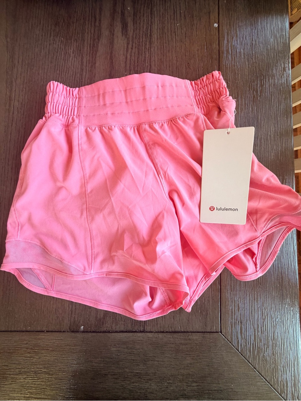 lululemon athletica Coral-Pink Athletic Shorts